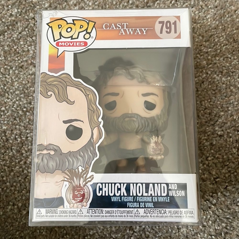 Chuck Noland and Wilson Funko Pop